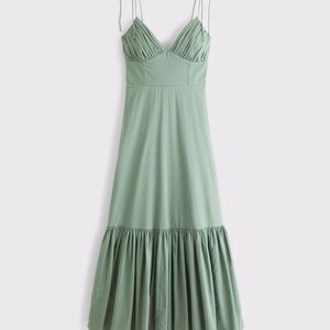 Abercrombie & Fitch Green Maxi Dress